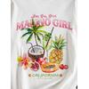 MALINO GIRLS  BASKILI UNİSEX OVERSİZE %100 PAMUK PENYE KUMAŞ