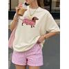 YOU ARE HOT DOG  BASKILI UNİSEX OVERSİZE %100 PAMUK PENYE KUMAŞ